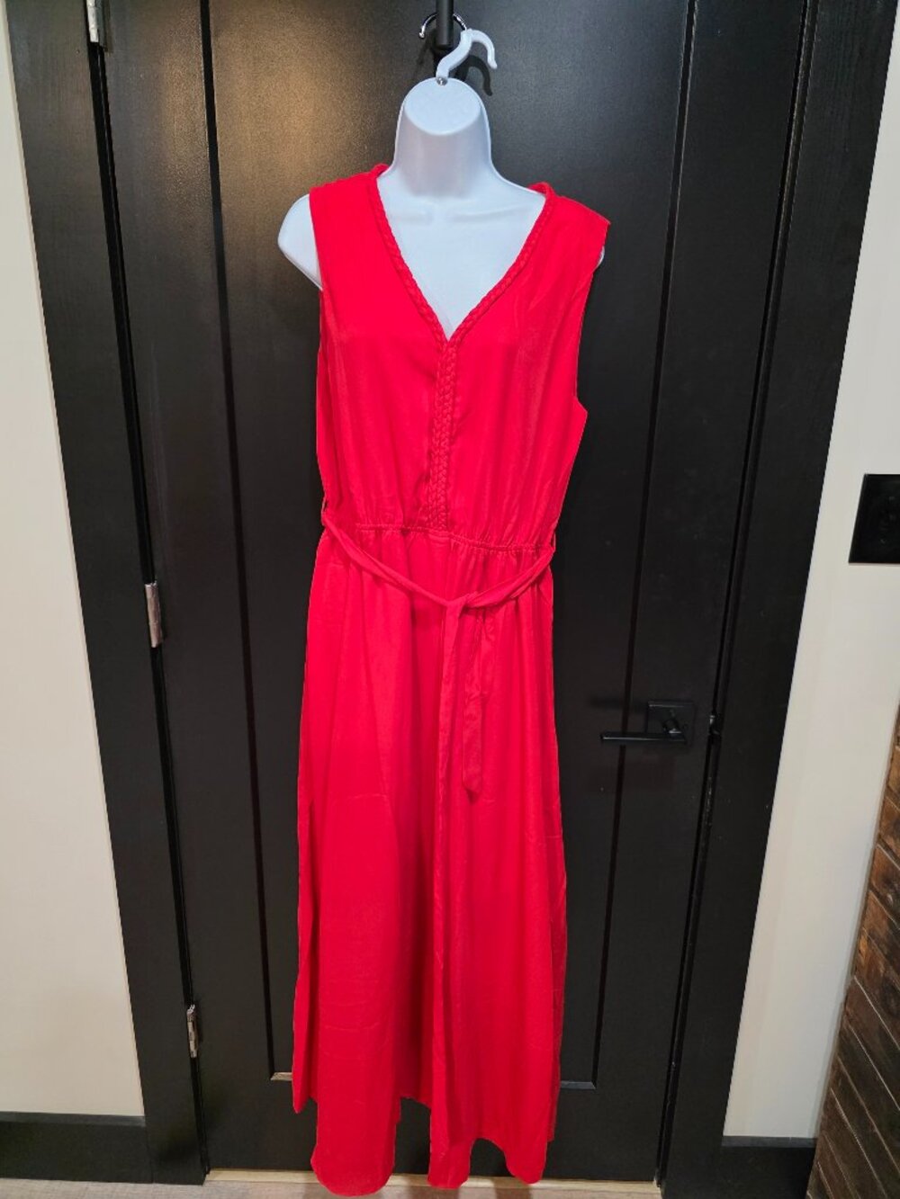 Betsey's Boutique Dark Coral Dress Sz L
